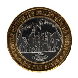 .999 Silver Tropicana Las Vegas, Nevada $10 Casino Limited Edition Gaming Token