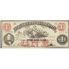Image 1 : 1862 $1 Virginia Treasury Note Obsolete Note