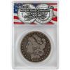 Image 1 : 1892-CC $1 Morgan Silver Dollar Coin ANACS Certified Genuine