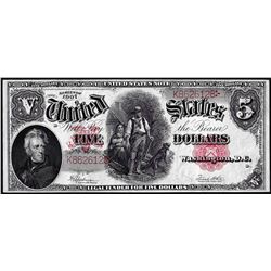 1907 $5 Woodchopper Legal Tender Note