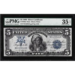 1899 $5 Chief Silver Certificate Note Fr.280m Mule PMG Choice Very Fine 35EPQ