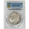 Image 1 : 1921 High Relief $1 Peace Silver Dollar Coin PCGS MS64