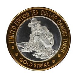 .999 Silver Gold Strike Hotel & Casino Jean, NV $10 Limited Edition Gaming Token