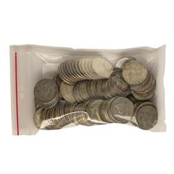Bag of (100) Silver Franklin Half Dollar Coins - $50 Face Value