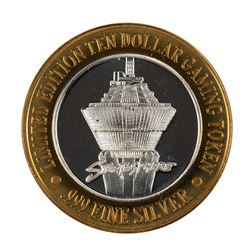 .999 Silver Stratosphere Las Vegas, NV $10 Casino Limited Edition Gaming Token
