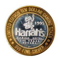 .999 Fine Silver Harrah's Casino Las Vegas, Nevada $10 Limited Edition Gaming Token
