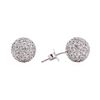 Image 2 : 14KT White Gold 2.00 ctw Diamond Ball Earrings