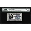 Image 1 : 1893 World's Columbian Exposition Ticket Washington PMG Choice Uncirculated 64EPQ
