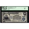 Image 1 : 1902PB $10 Citizens of NB of Washington, PA CH# 3383 National Currency Note PCGS VF20