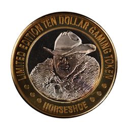 .999 Silver Horseshoe Las Vegas $10 Casino Limited Edition Gaming Token