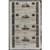 Image 1 : Uncut Sheet of 1800's $20/20/50/100 Farmer's & Merchants Bank Baltimore Obsolete Notes