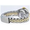 Image 4 : Rolex Ladies Two Tone 14K Pink MOP Diamond Ruby & Sapphire Datejust Wriswatch