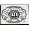 Image 2 : July 17, 1862 Ten Cents First Issue Fractional Note