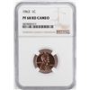 Image 1 : 1963 Proof Lincoln Memorial Cent Coin NGC PF68RD Cameo