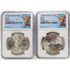 Image 1 : 1983-1984Mo Mexico 1 Onza Libertad Silver Coins NGC MS65