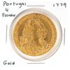 Image 1 : 1779 Portugal 4 Escudos Gold Coin