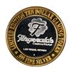 Image 2 : .999 Silver Fitzgerald's Casino & Hotel Las Vegas, NV $10 Limited Edition Gaming Token