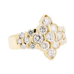 18KT Yellow Gold 2.03 ctw Diamond Ring