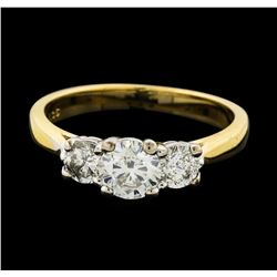 14KT Yellow Gold 1.06 ctw Diamond Ring