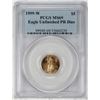 Image 1 : 1999-W $5 American Gold Eagle Coin PCGS MS69 Stk w/Unfinished PR Die