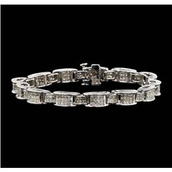 14KT White Gold 6.67 ctw Diamond Bracelet