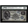 Image 1 : 1882DB $5 Honolulu, Territory of Hawaii Ch# 5550 National Note PMG Very Good 10