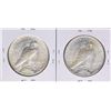 Image 2 : Lot of (2) 1928-S $1 Peace Silver Dollar Coins