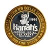 Image 1 : .999 Fine Silver Harrah's Casino Las Vegas, Nevada $10 Limited Edition Gaming Token