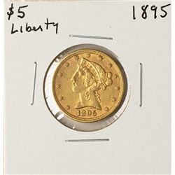 1895 $5 Liberty Head Half Eagle Gold Coin