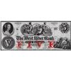 Image 1 : 1800's $5 The West River Bank Jamaica, VT Obsolete Bank Note