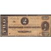 Image 1 : 1864 $2 Confederate States of America Note