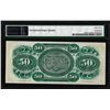 Image 2 : 1872 $50 State of South Carolina Revenue Bond Obsolete Note PMG Superb Gem Unc. 67EPQ