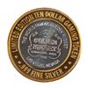 Image 2 : .999 Silver Golden Nugget Las Vegas $10 Limited Edition Casino Gaming Token
