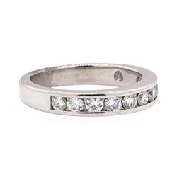 14KT White Gold 0.50 ctw Diamond Band