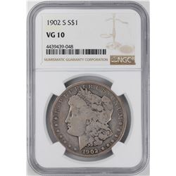 1902-S $1 Morgan Silver Dollar Coin NGC VG10