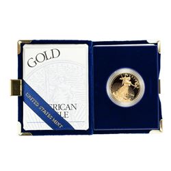 1995 $50 Proof American Gold Eagle Coin w/Box & COA