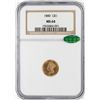 Image 1 : 1880 $1 Indian Princess Head Gold Dollar Coin NGC MS64 CAC