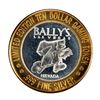 Image 1 : .999 Silver Ballys Las Vegas $10 Casino Limited Edition Gaming Token