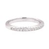 Image 1 : 14KT White Gold 0.41 ctw Diamond Ring