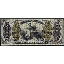 March 3, 1863 Fifty Cents Third Issue Justice Fractional Currency Note