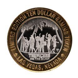 .999 Silver Tropicana Las Vegas, Nevada $10 Casino Limited Edition Gaming Token