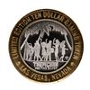 Image 1 : .999 Silver Tropicana Las Vegas, Nevada $10 Casino Limited Edition Gaming Token
