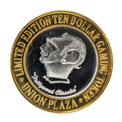.999 Silver Plaza Hotel & Casino Nevada $10 Gaming Token Limited Edition