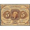 Image 1 : July 17, 1862 First Issue Five Cents Fractional Currency Note