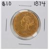 Image 1 : 1874 $10 Liberty Head Eagle Gold Coin