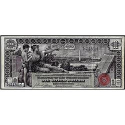 1896 $1 Educational Silver Certificate Note