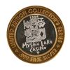 Image 2 : .999 Fine Silver Mystic Lake Casino $10 Limited Edition Gaming Token