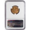 Image 2 : 1911 $5 Indian Head Half Eagle Gold Coin NGC MS61