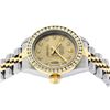 Image 3 : Rolex Ladies Quickset Two Tone Champagne Channel Diamond Datejust Wristwatch