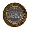 Image 1 : .999 Silver Maxim Hotel & Casino Las Vegas, NV $10 Limited Edition Gaming Token